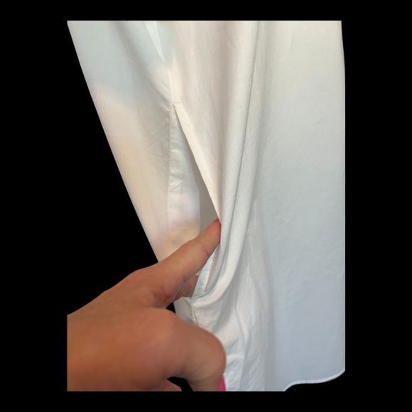 π EUC OLD NAVY White Button Up Shirt Dress | Size XL - Picture 5 of 10